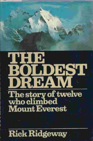 Cover of Boldest Dream