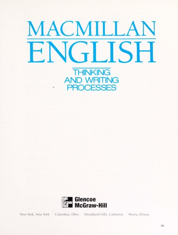 Book cover for Student Edition: SE Mcm English G9
