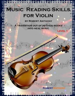 Book cover for Music Reading Skills for Violin Level 1