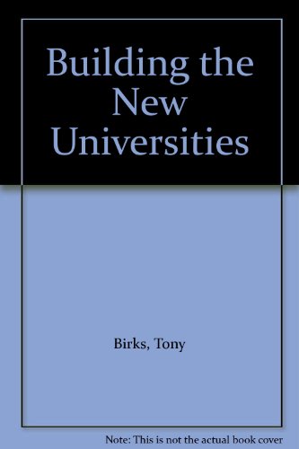 Book cover for Building the New Universities