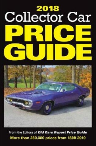 Cover of 2018 Collector Car Price Guide