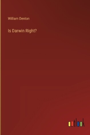 Cover of Is Darwin Right?