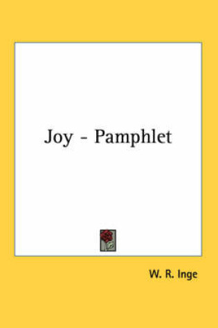 Cover of Joy - Pamphlet