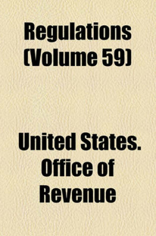 Cover of Regulations (Volume 59)