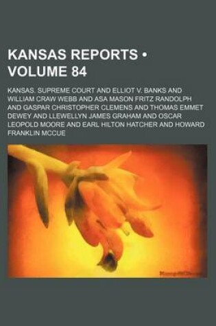 Cover of Kansas Reports (Volume 84)