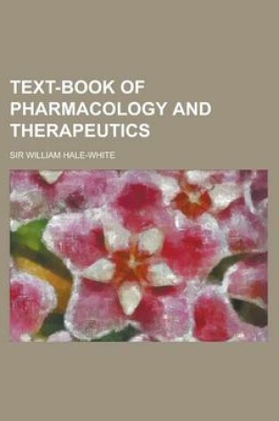 Cover of Text-Book of Pharmacology and Therapeutics