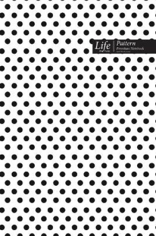 Cover of Dots Pattern Composition Notebook, Dotted Lines, Wide Ruled Medium Size 6 x 9 Inch (A5), 144 Sheets Black Cover