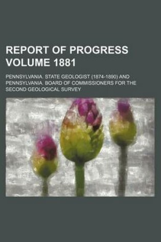 Cover of Report of Progress Volume 1881