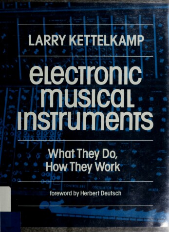 Book cover for Electronic Musical Instruments