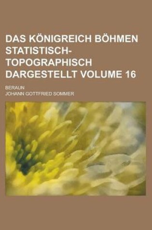 Cover of Das Konigreich Bohmen Statistisch-Topographisch Dargestellt; Beraun Volume 16