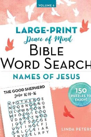 Cover of Peace of Mind Bible Word Search Names of Jesus