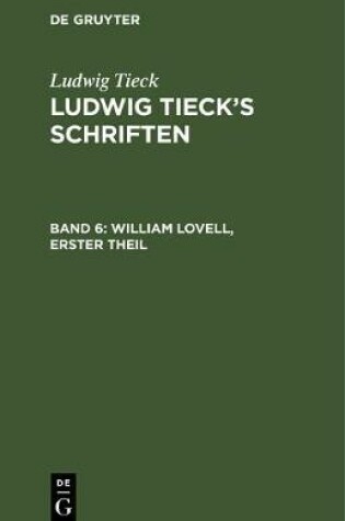 Cover of William Lovell, Erster Theil