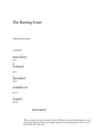 Book cover for Burning Court