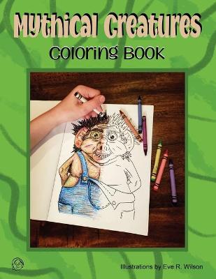 Book cover for Mythical Creatures Coloring Book