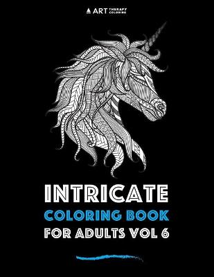 Book cover for Intricate Coloring Book For Adults Vol 6