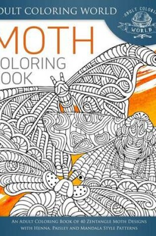 Cover of Moth Coloring Book