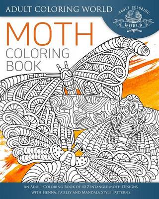 Cover of Moth Coloring Book