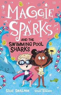 Book cover for Maggie Sparks and the Swimming Pool Sharks