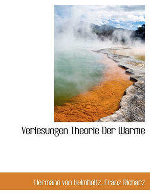 Book cover for Verlesungen Theorie Der Warme