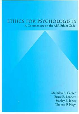 Book cover for Ethics for Psychologists