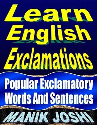 Book cover for Learn English Exclamations: Popular Exclamatory Words and Sentences