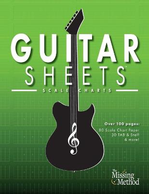 Book cover for Guitar Sheets Scale Chart Paper