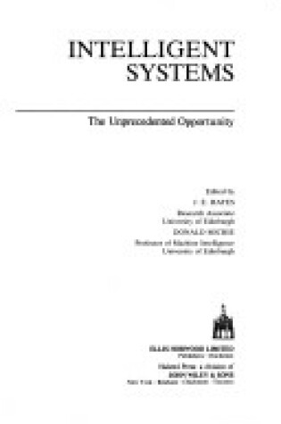 Cover of Intelligent Systems