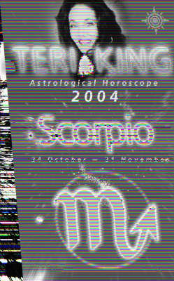 Book cover for Teri King's Astrological Horoscope for 2004