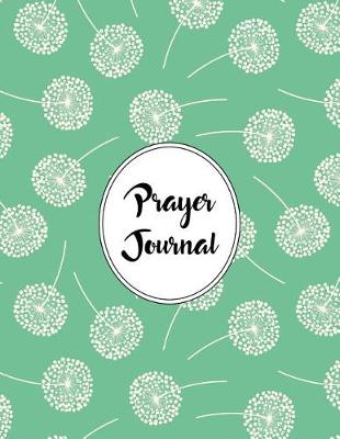 Cover of Prayer Journal Notebook Dandelions Pattern 7