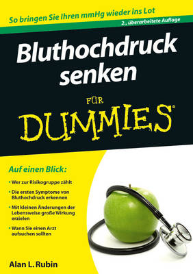 Book cover for Bluthochdruck senken für Dummies