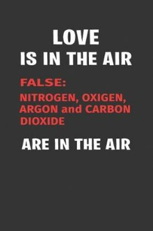 Cover of Love Is in the Air False Nitrogen Oxigen Argon and Carbon Dioxide Are in the Air