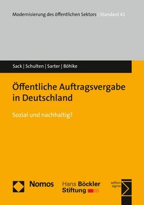 Cover of Offentliche Auftragsvergabe in Deutschland