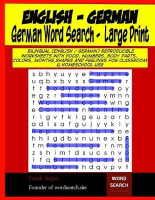 Cover of German Word Search Large Print