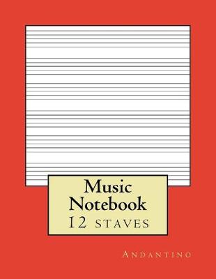 Book cover for Music Notebook