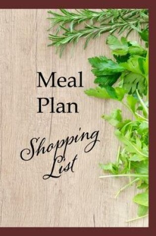 Cover of Meal Plan Shopping List