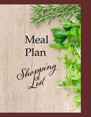 Book cover for Meal Plan Shopping List