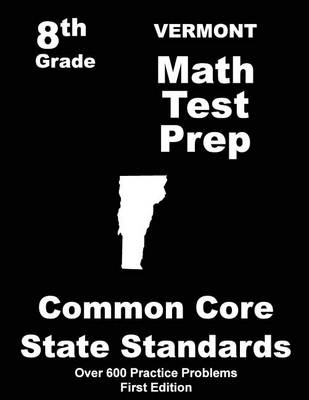 Book cover for Vermont 8th Grade Math Test Prep