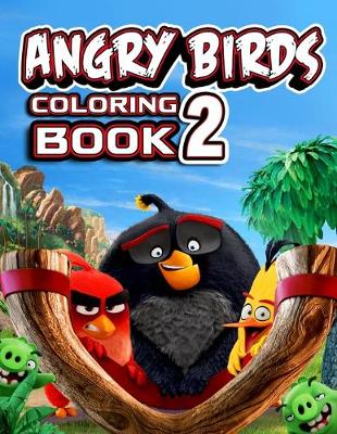 Book cover for ANGRY BIRDS 2 coloring book