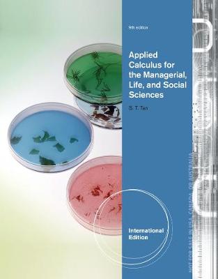 Book cover for Applied Calculus for the Managerial, Life, and Social Sciences, International Edition