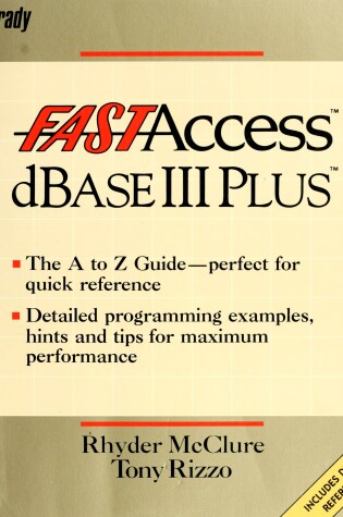 Cover of Fast Access Dbase III Plus