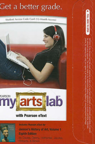 Cover of MyLab Arts with Pearson eText -- Standalone Access Card -- for Janson's History of Art, Volume 1