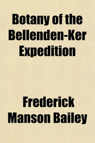 Cover of Botany of the Bellenden-Ker Expedition