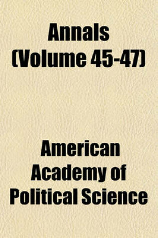 Cover of Annals (Volume 45-47)