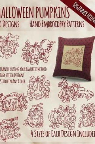 Cover of Halloween Pumpkins Hand Embroidery Patterns
