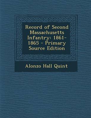 Book cover for Record of Second Massachusetts Infantry