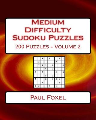 Cover of Medium Difficulty Sudoku Puzzles Volume 2