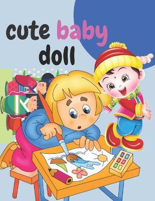 Book cover for cute baby doll