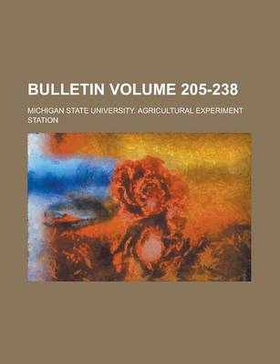 Book cover for Bulletin Volume 205-238