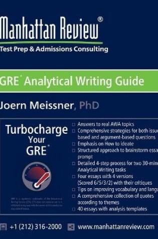 Cover of Manhattan Review GRE Analytical Writing Guide