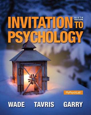 Book cover for Invitation to Psychology Plus New Mylab Psychology with Pearson Etext -- Access Card Package